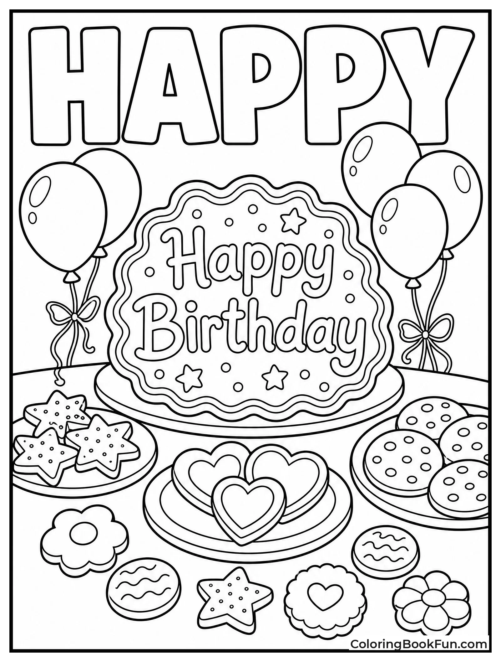 Birthday Party with Special Cookie