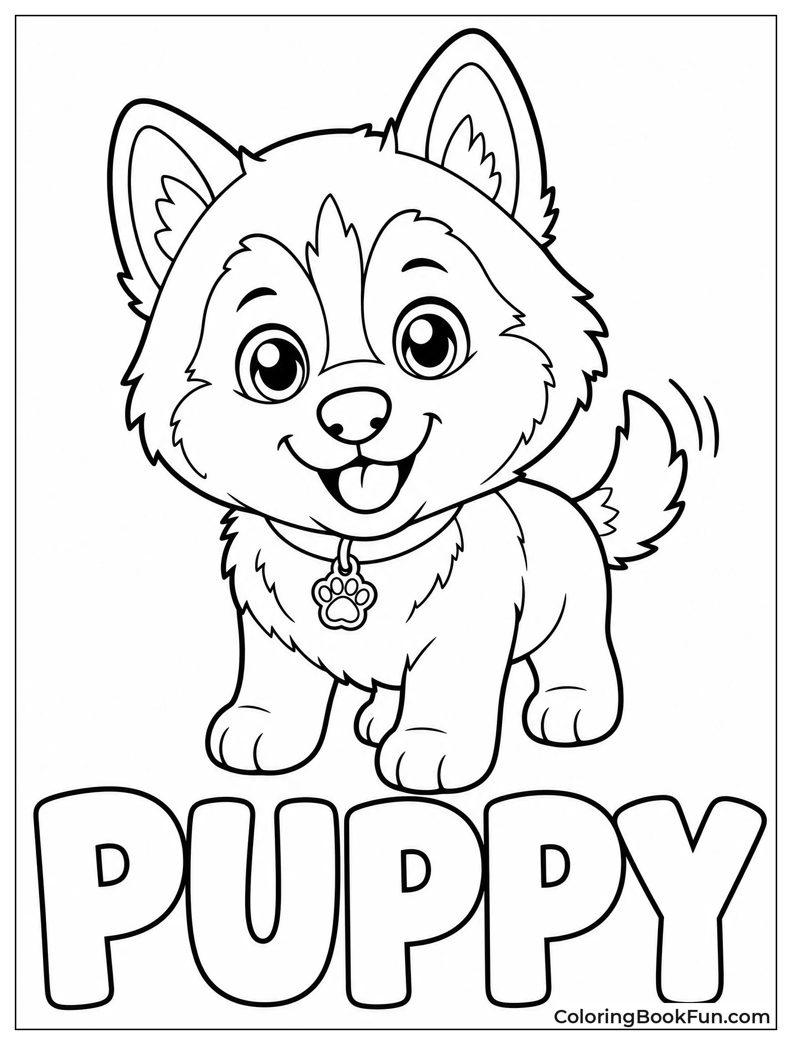 Chibi Husky Puppy