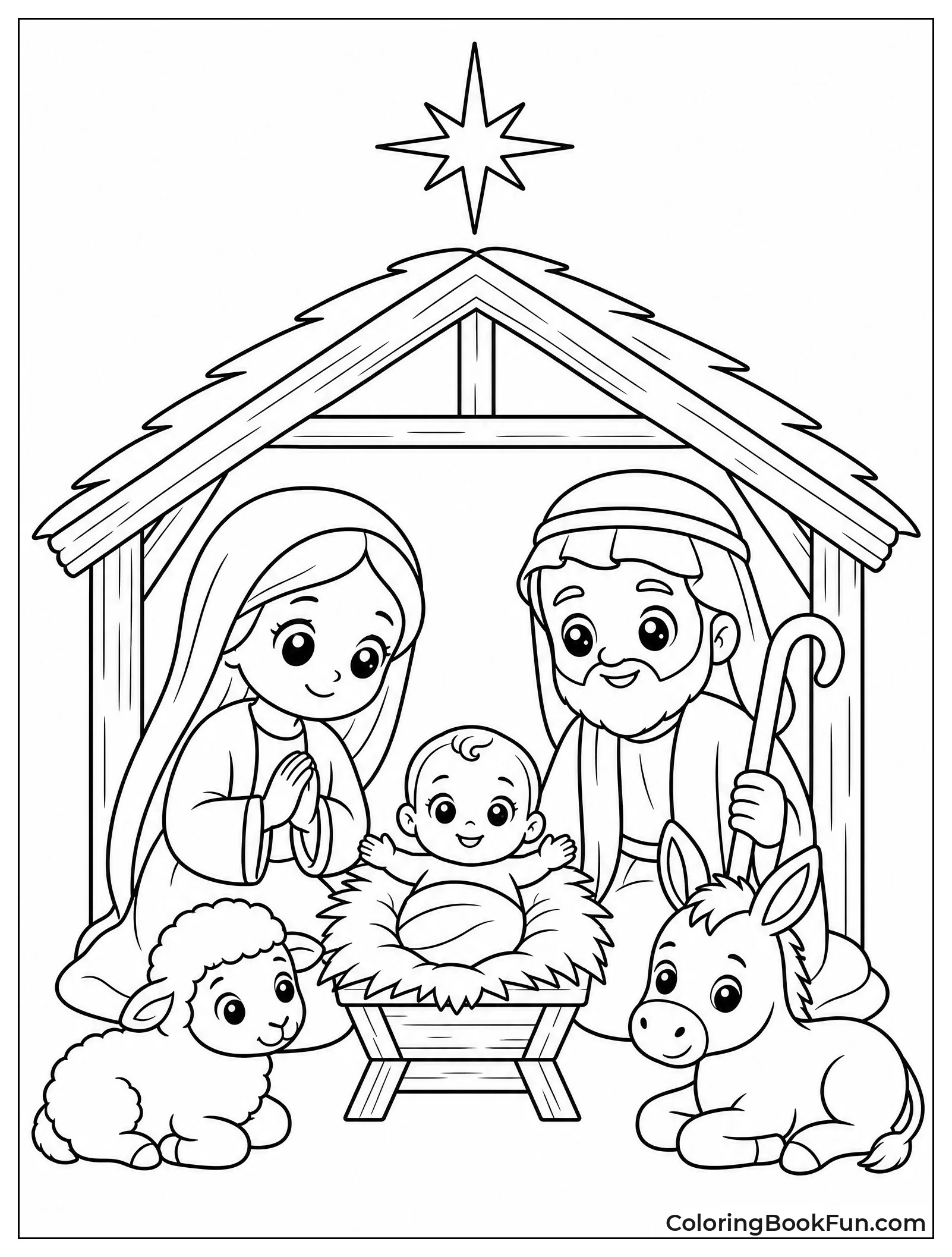 Cute Chibi Nativity Characters