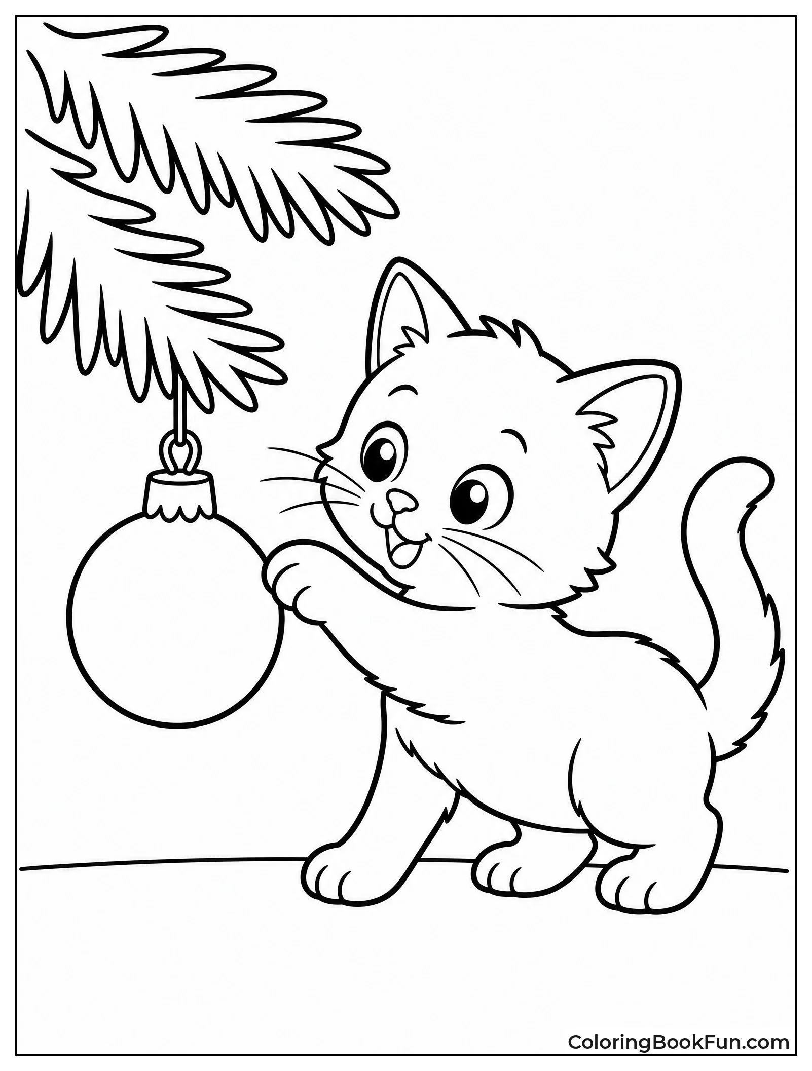 Kitten Batting at Shiny Bauble