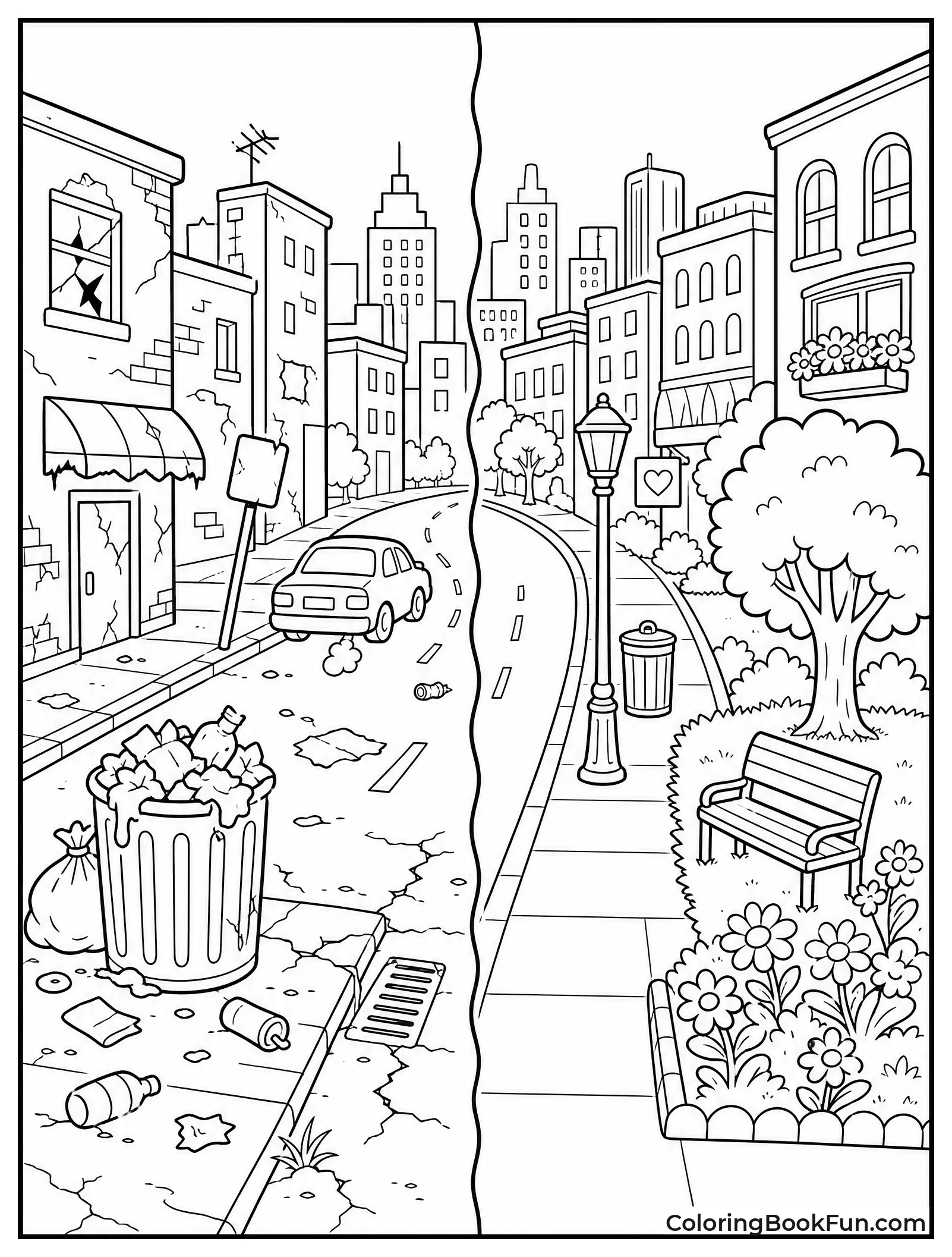 Cleaning Up a Messy City Street