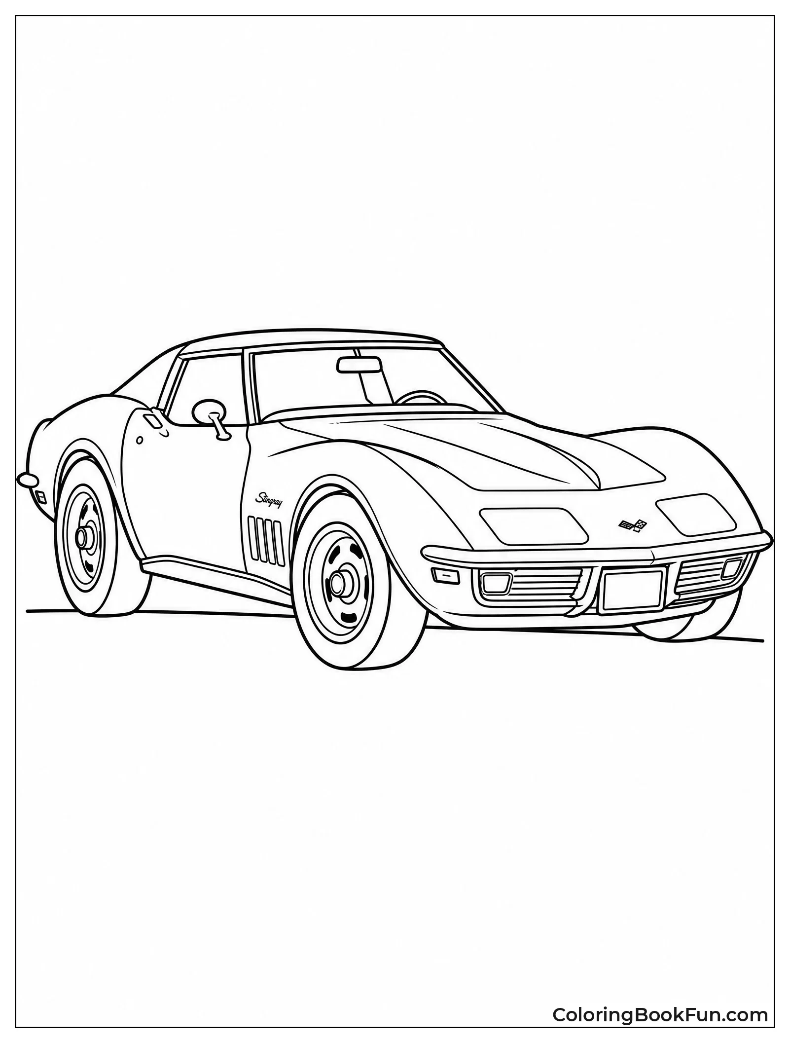 Curvy C3 Mako Shark Corvette