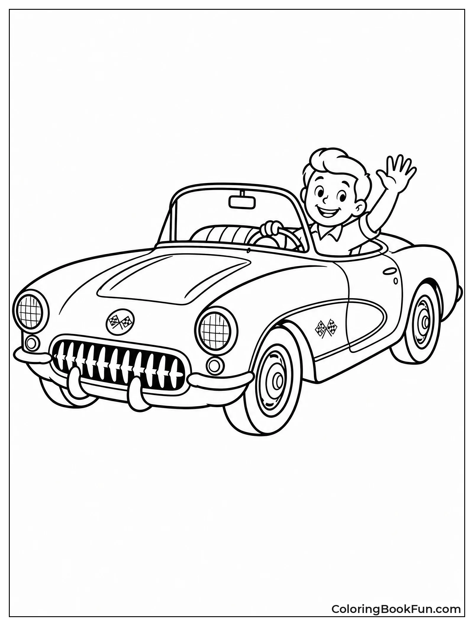 Vintage C1 Convertible for Kids