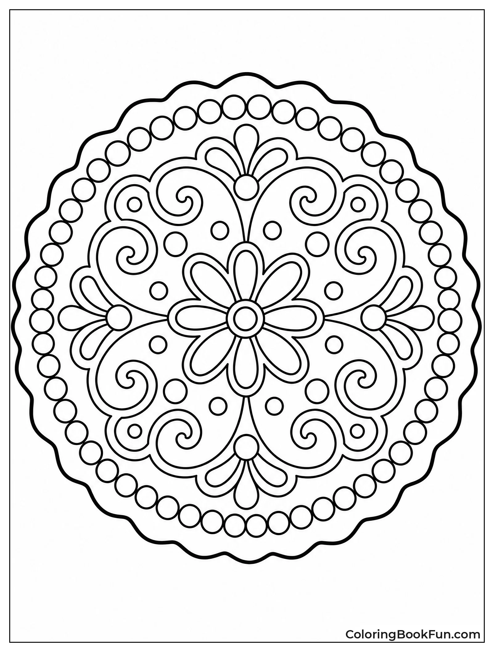 Ornate Cookie with Lace Icing
