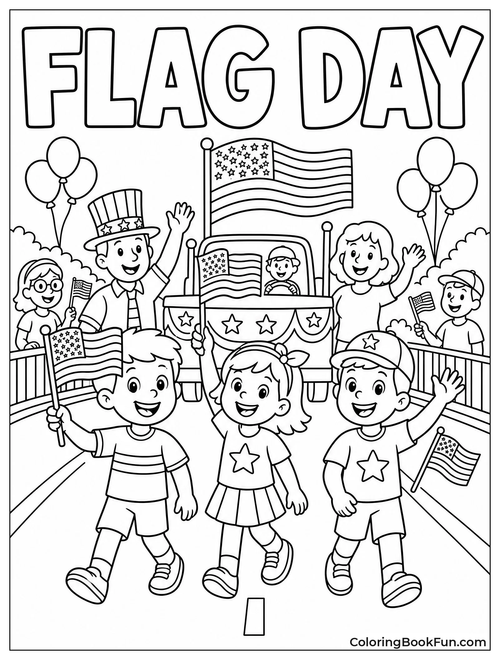 People Waving Flags at Celebration