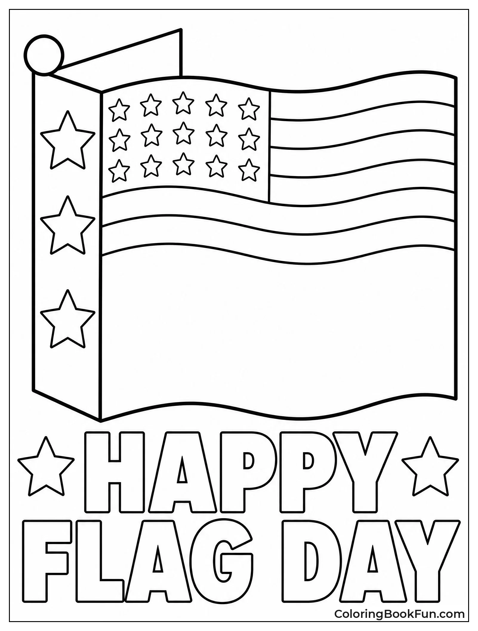 Flag Design Greeting Card