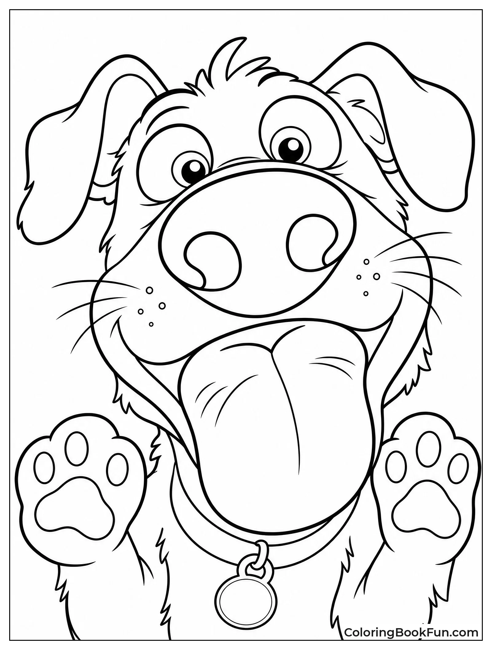 Dog Licks the Screen