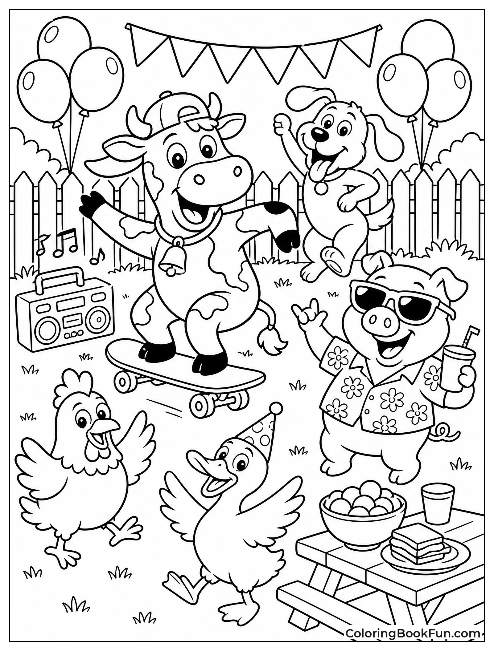 Farm Animals Act Silly