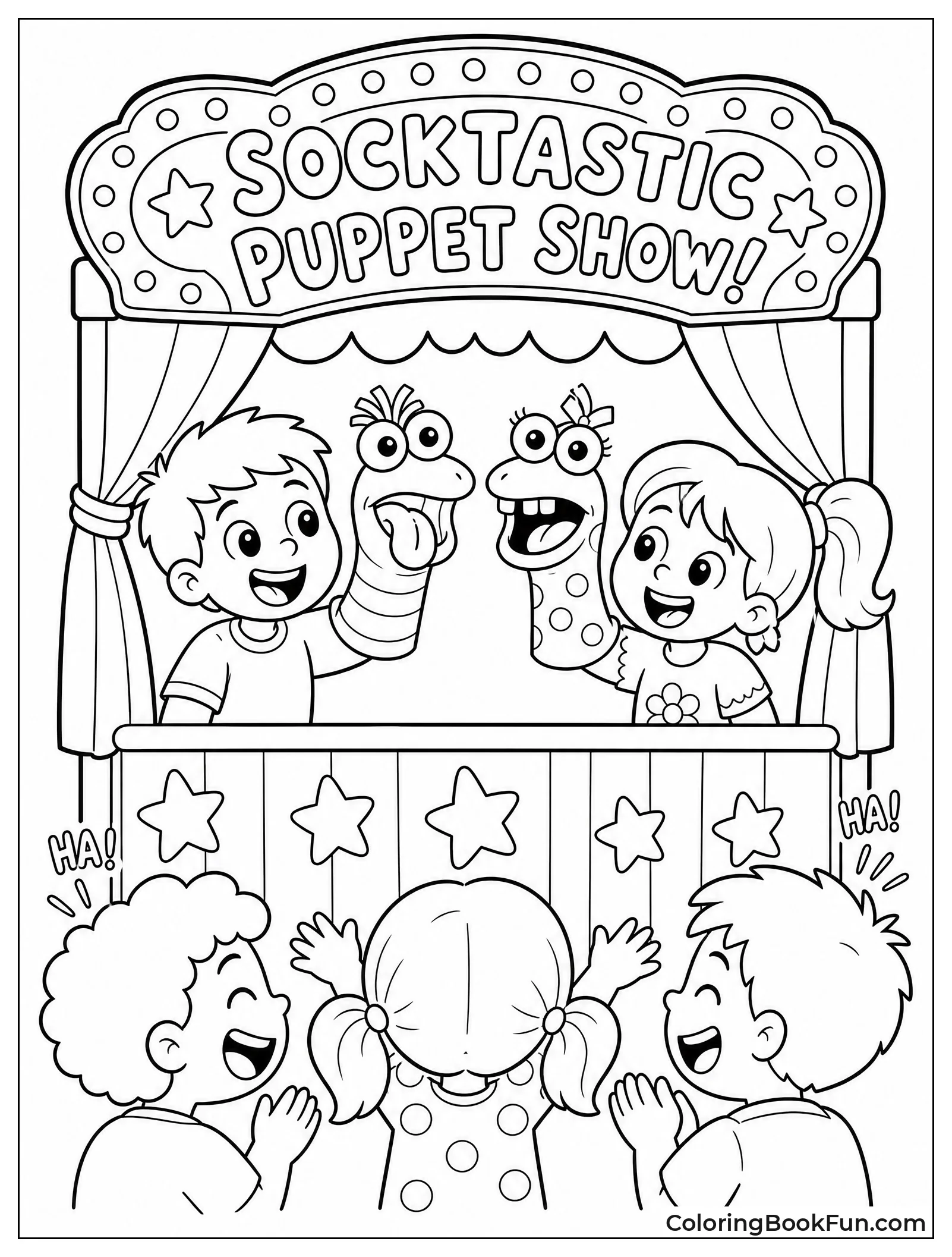 Kids Make Sock Puppets