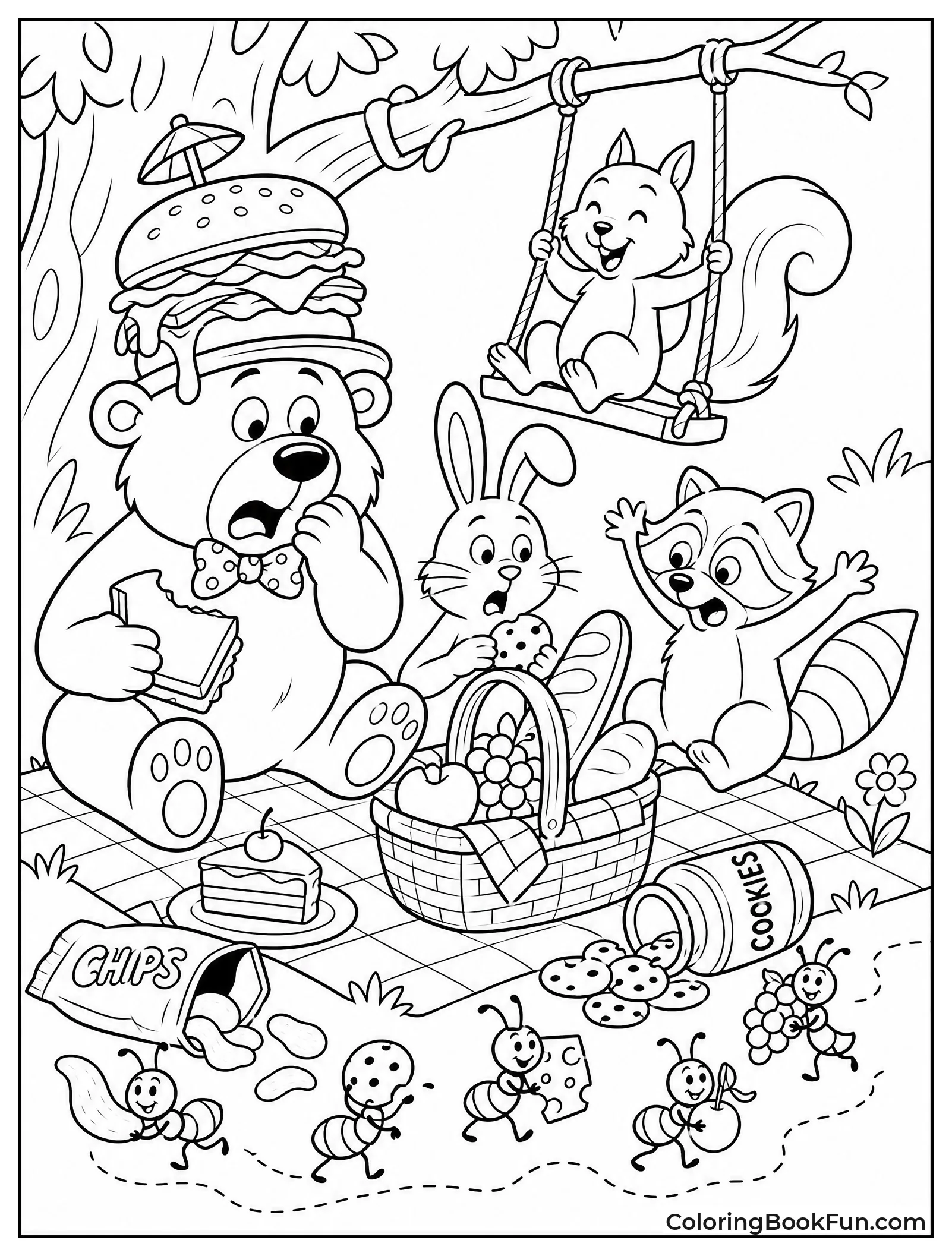 Animals Cause Picnic Chaos