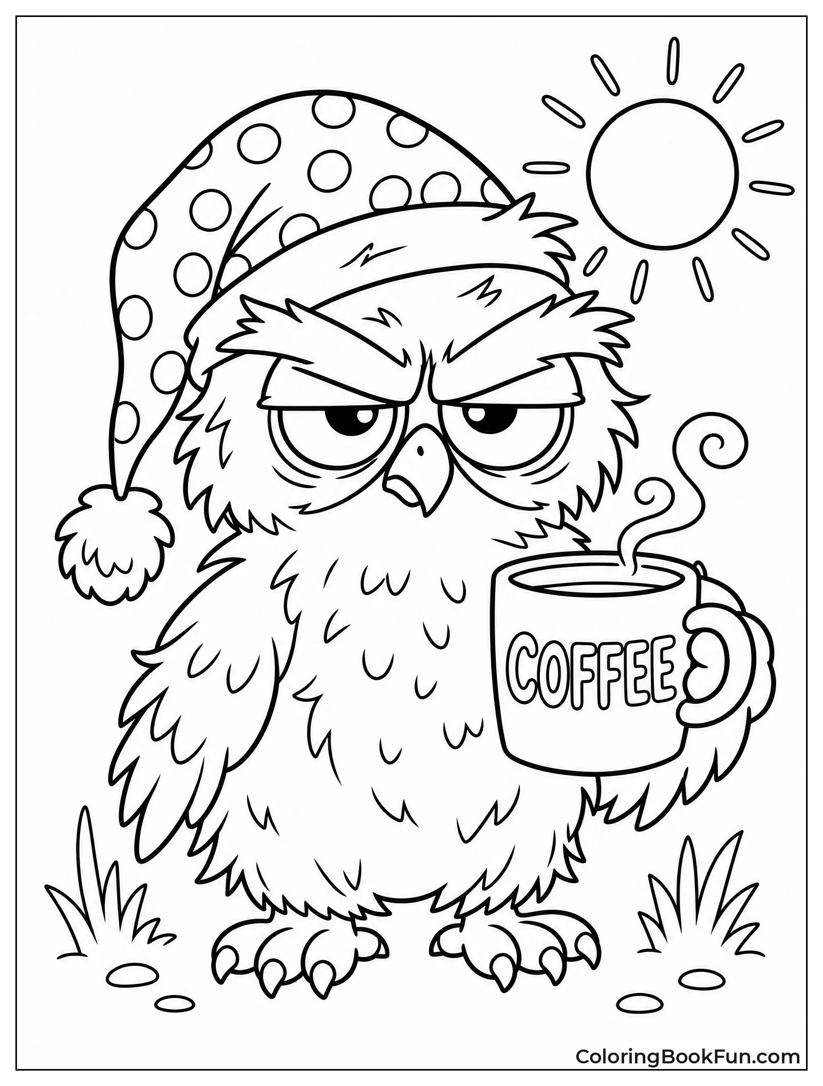 Owl Has Messy Bedhead