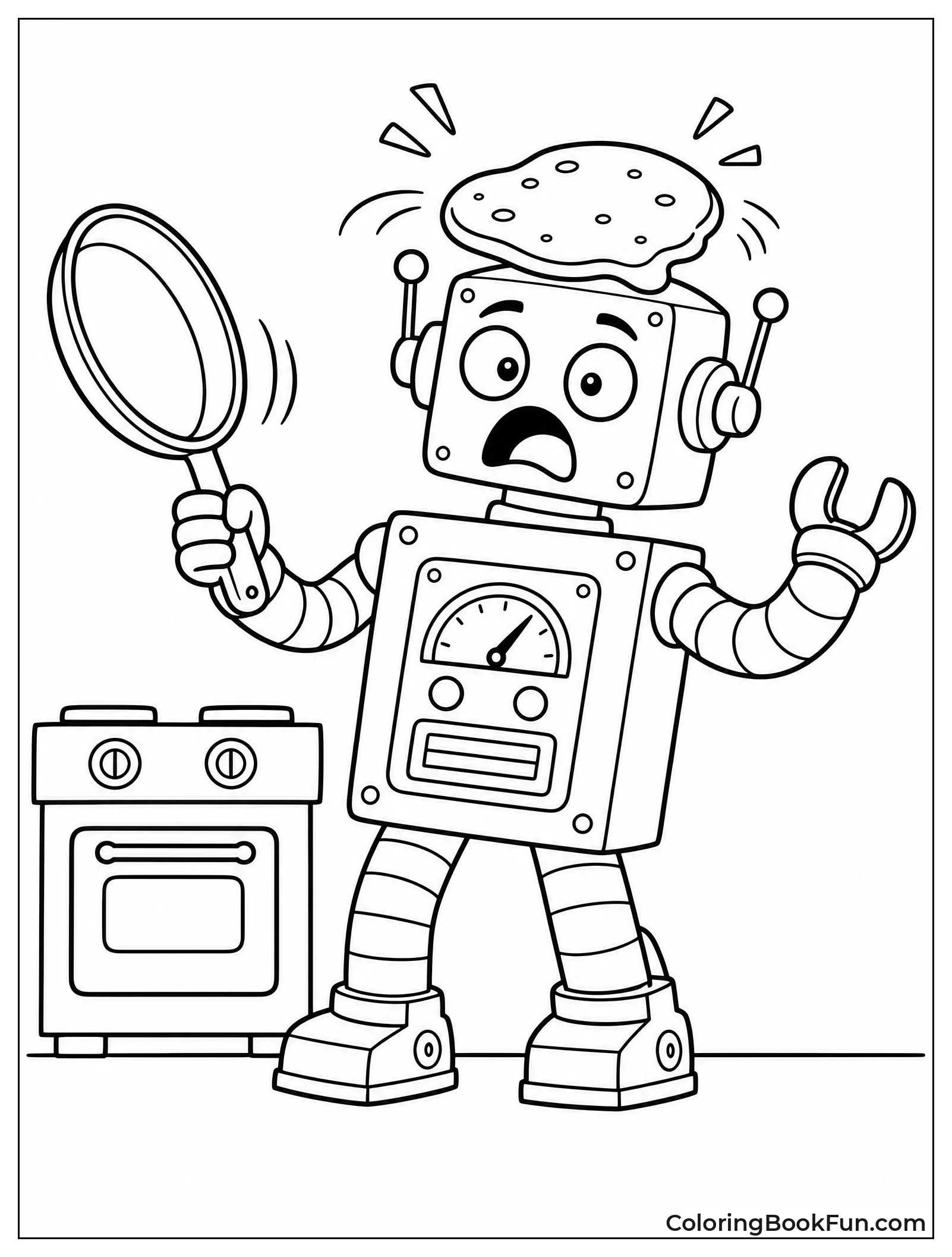 Robot Flips Pancake on Head