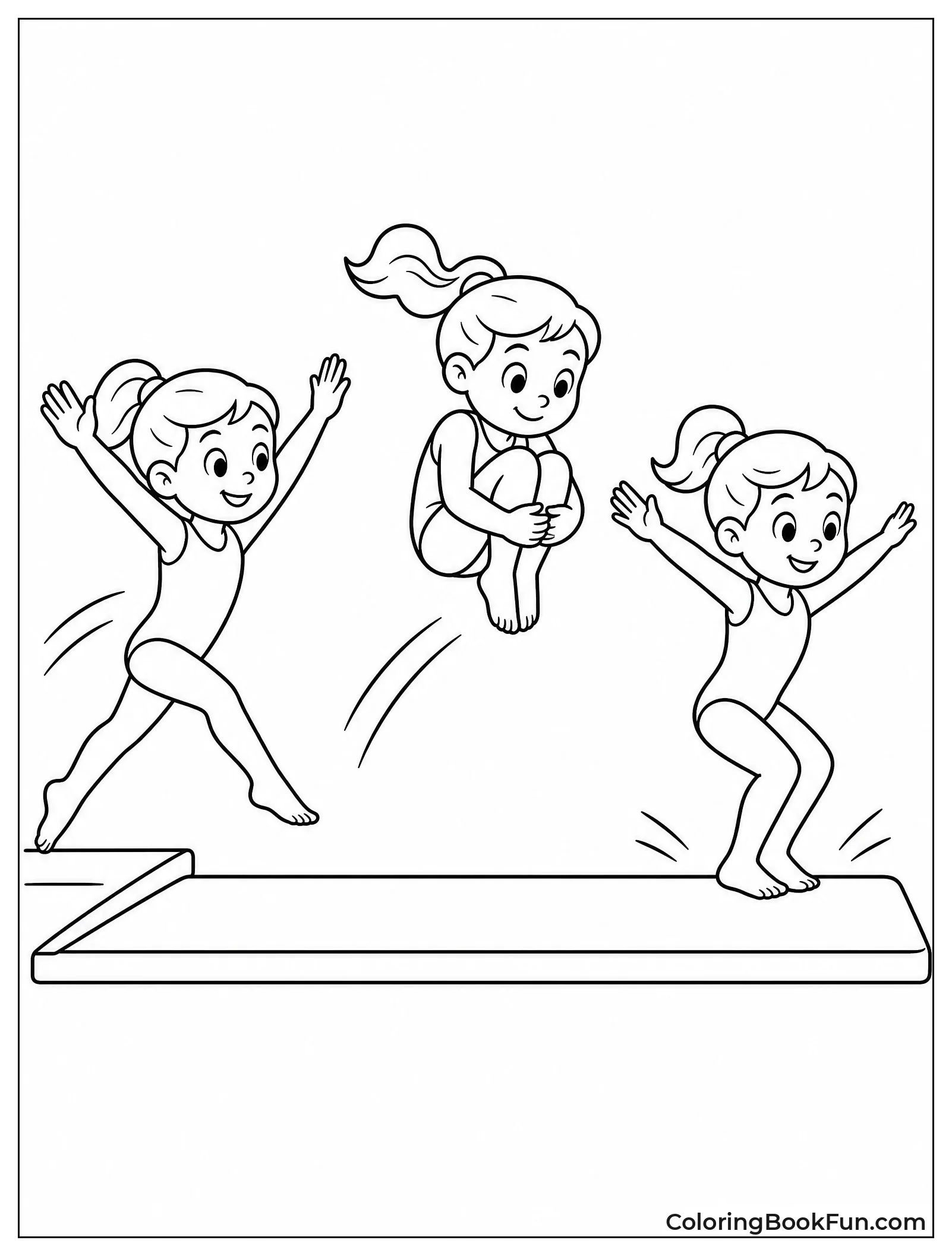 Sequence of Backflip in Air