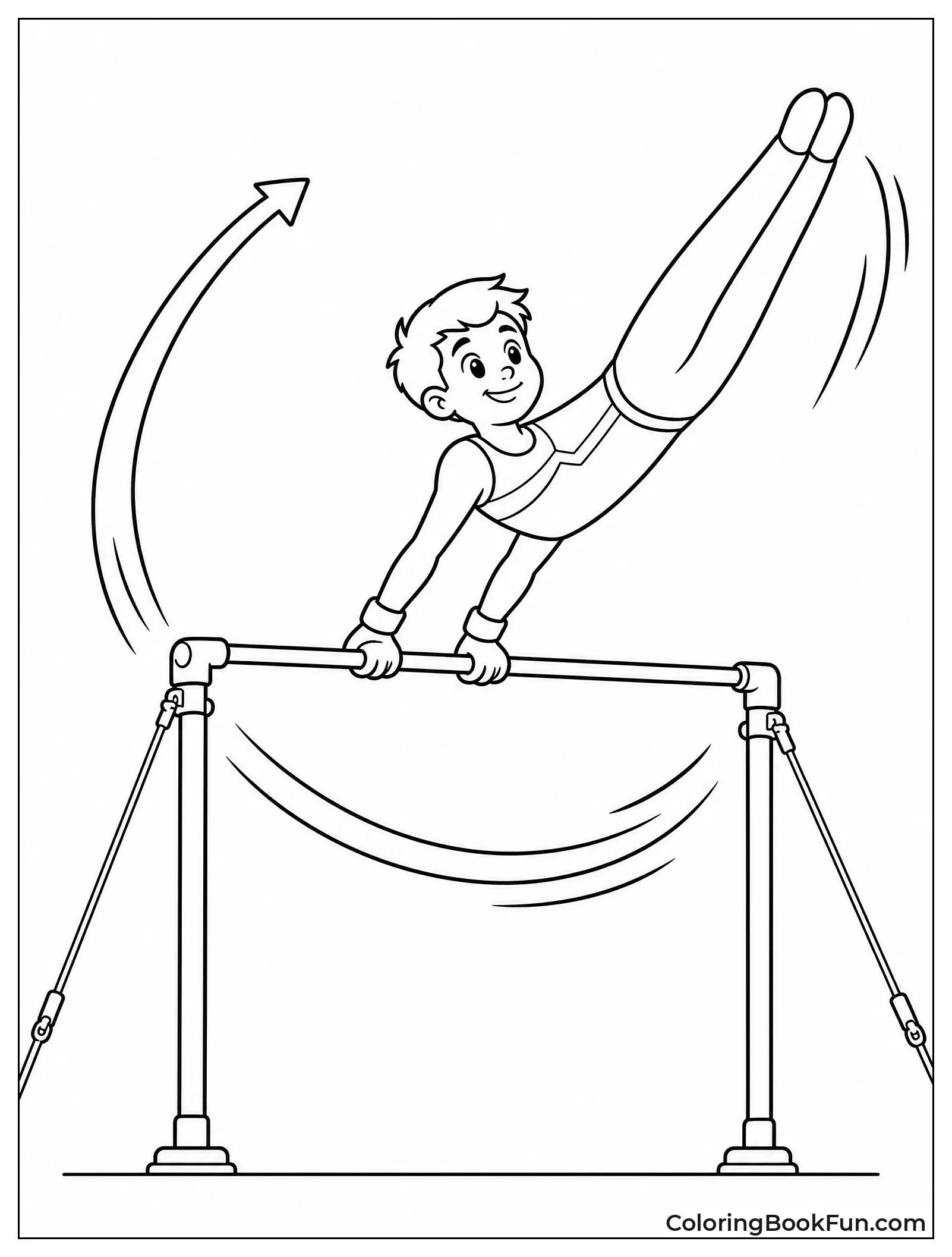 Giant Swing on High Bar