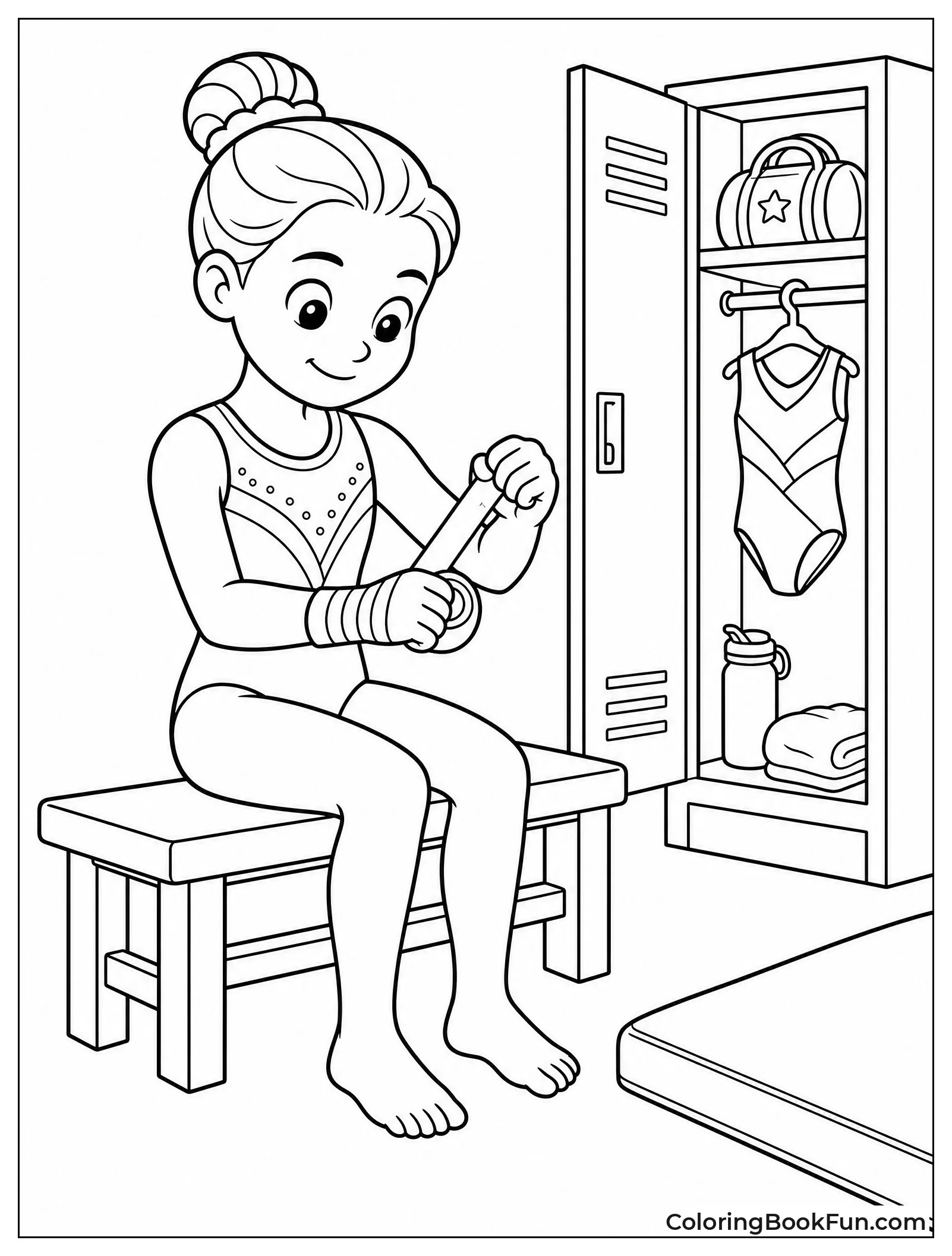 Wrapping Wrists with Tape