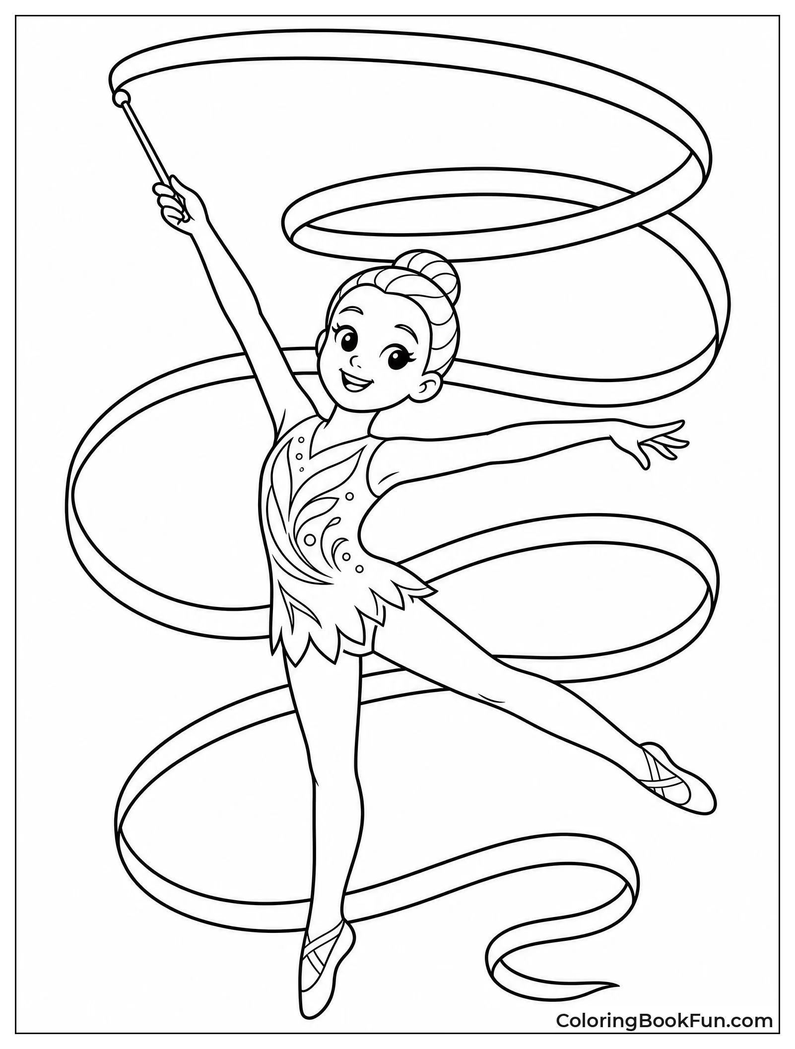 Ribbon Makes Pretty Spirals