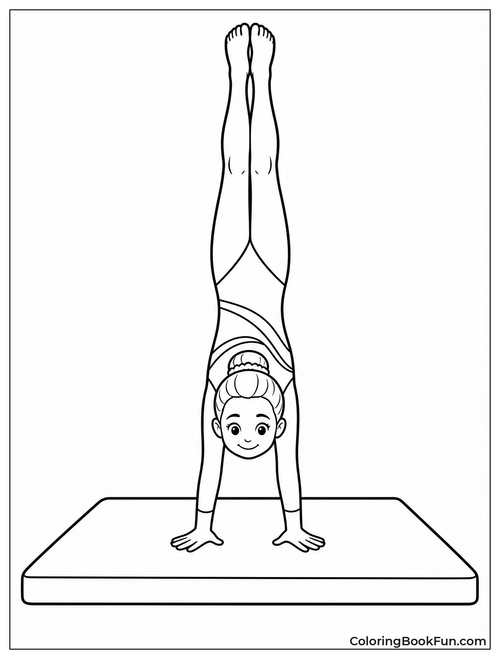 Perfect Handstand on Mat