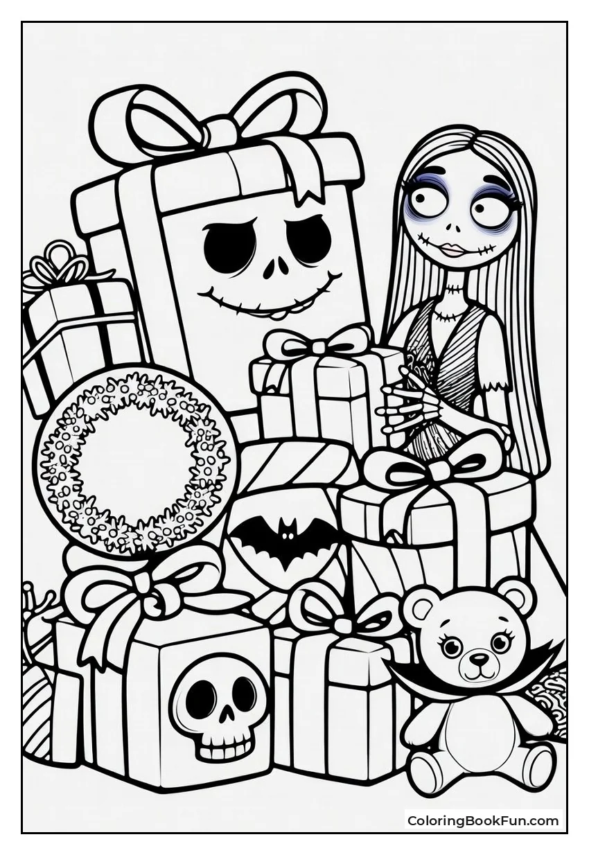 Pile of Scary Christmas Gifts