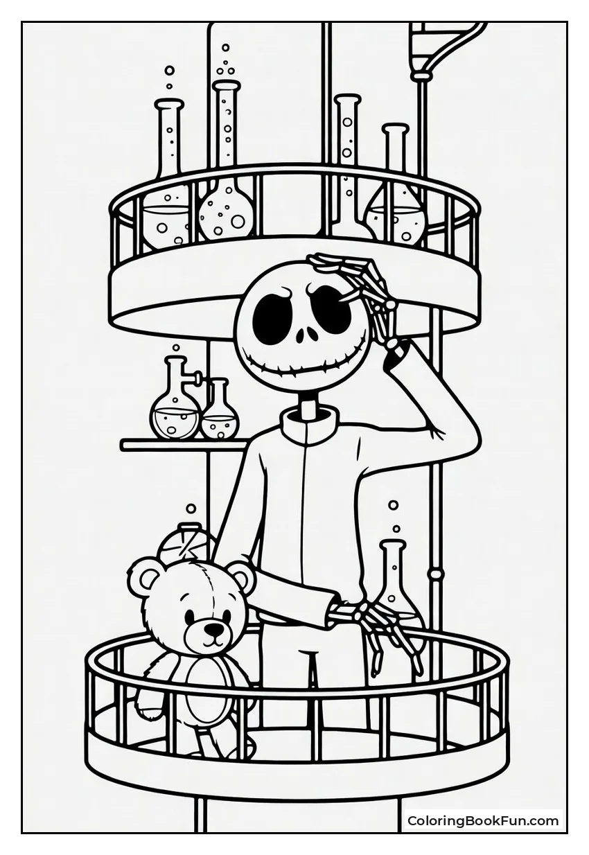 Jack Studying a Teddy Bear Closely