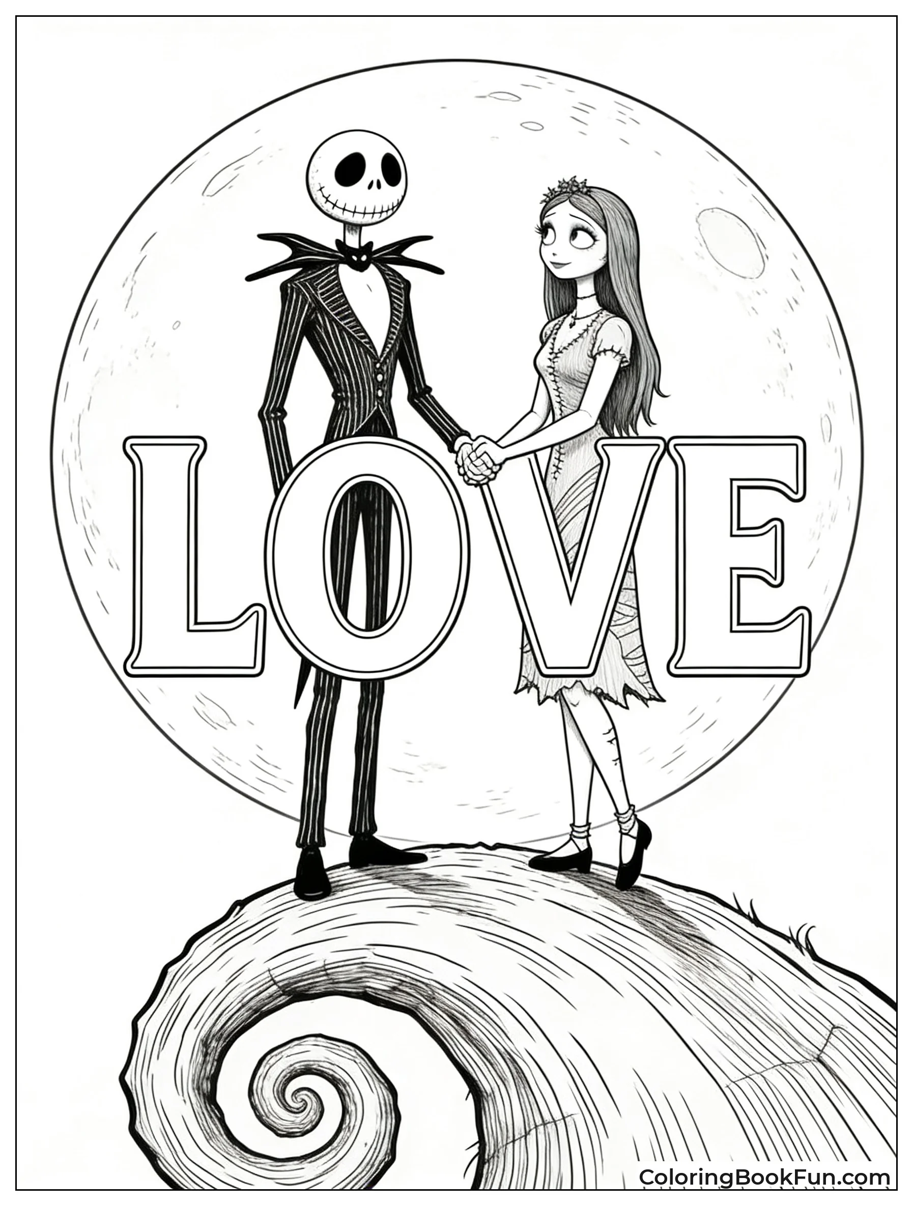 Jack and Sally on Spiral Hill