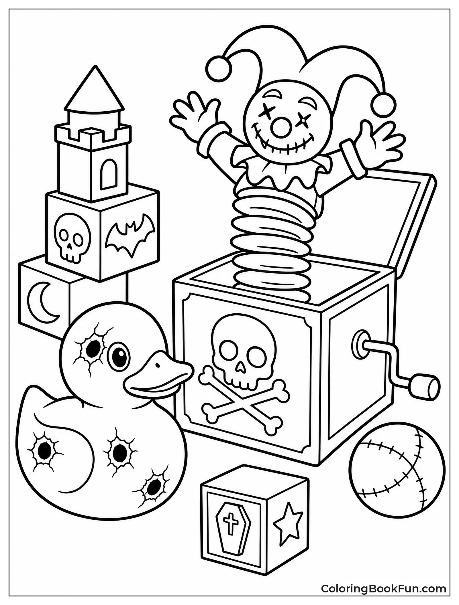 Zombie Duck and Scary Toys