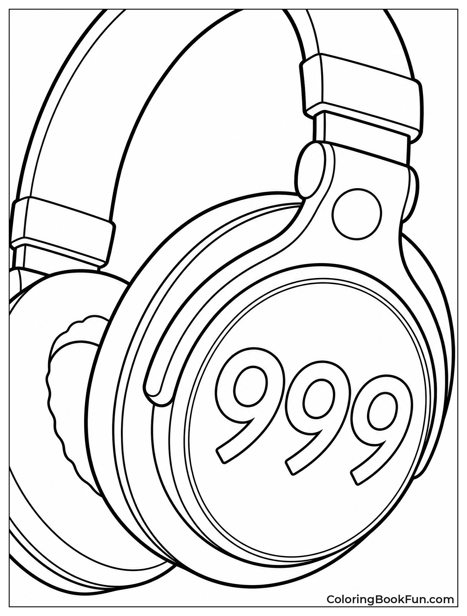 Close Up of 999 Headphones