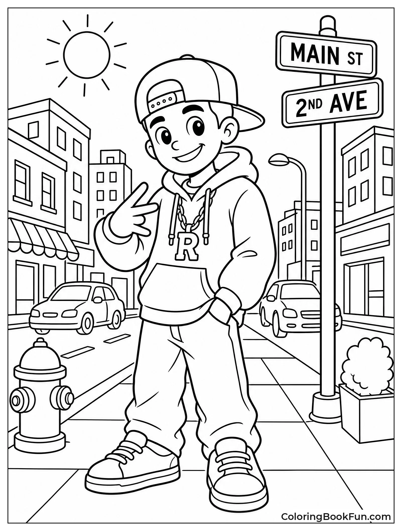 Juice WRLD on City Street