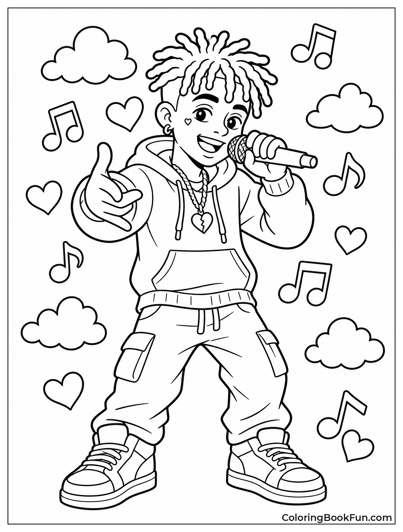 Juice WRLD in Dream Clouds