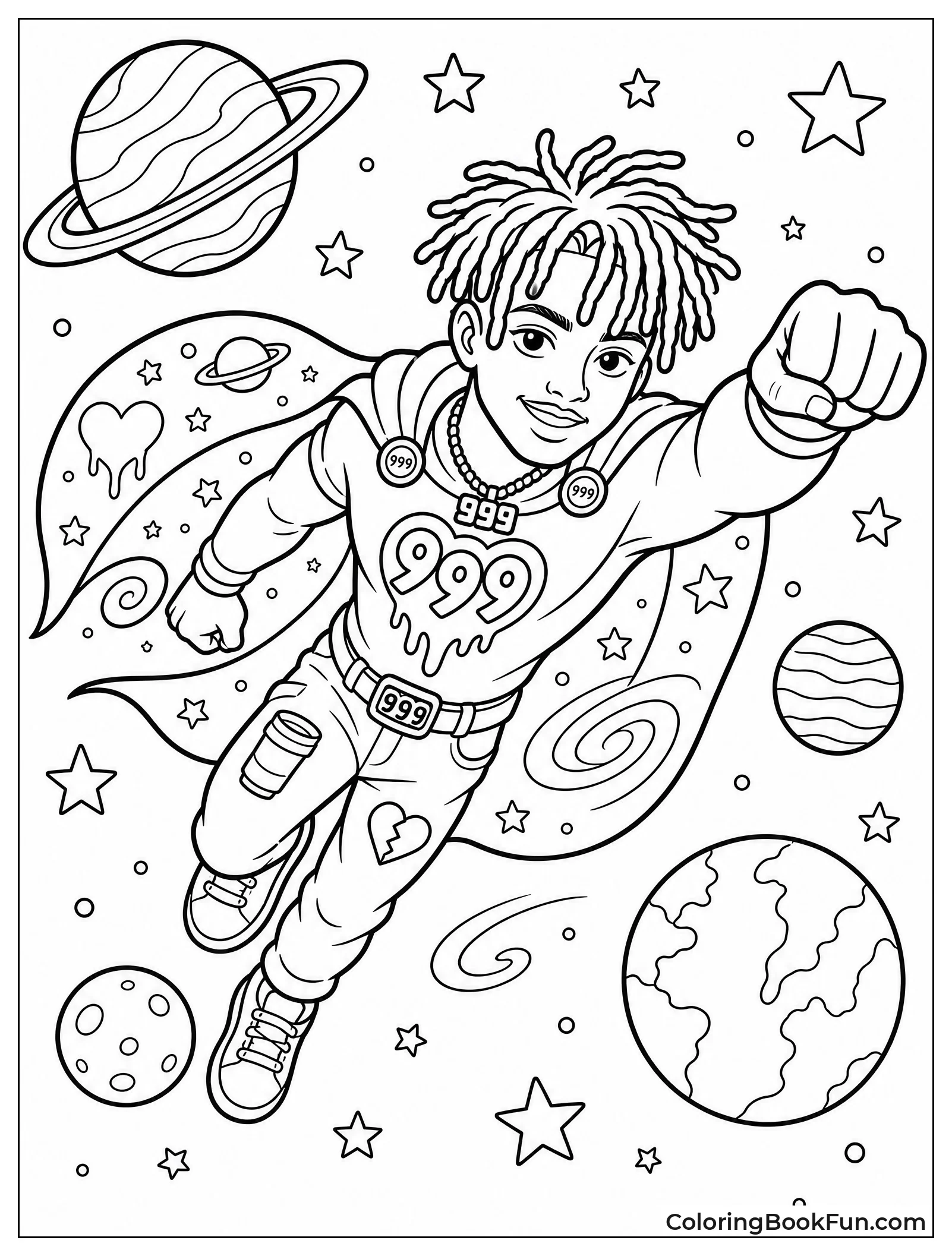 Juice WRLD as Galaxy Superhero