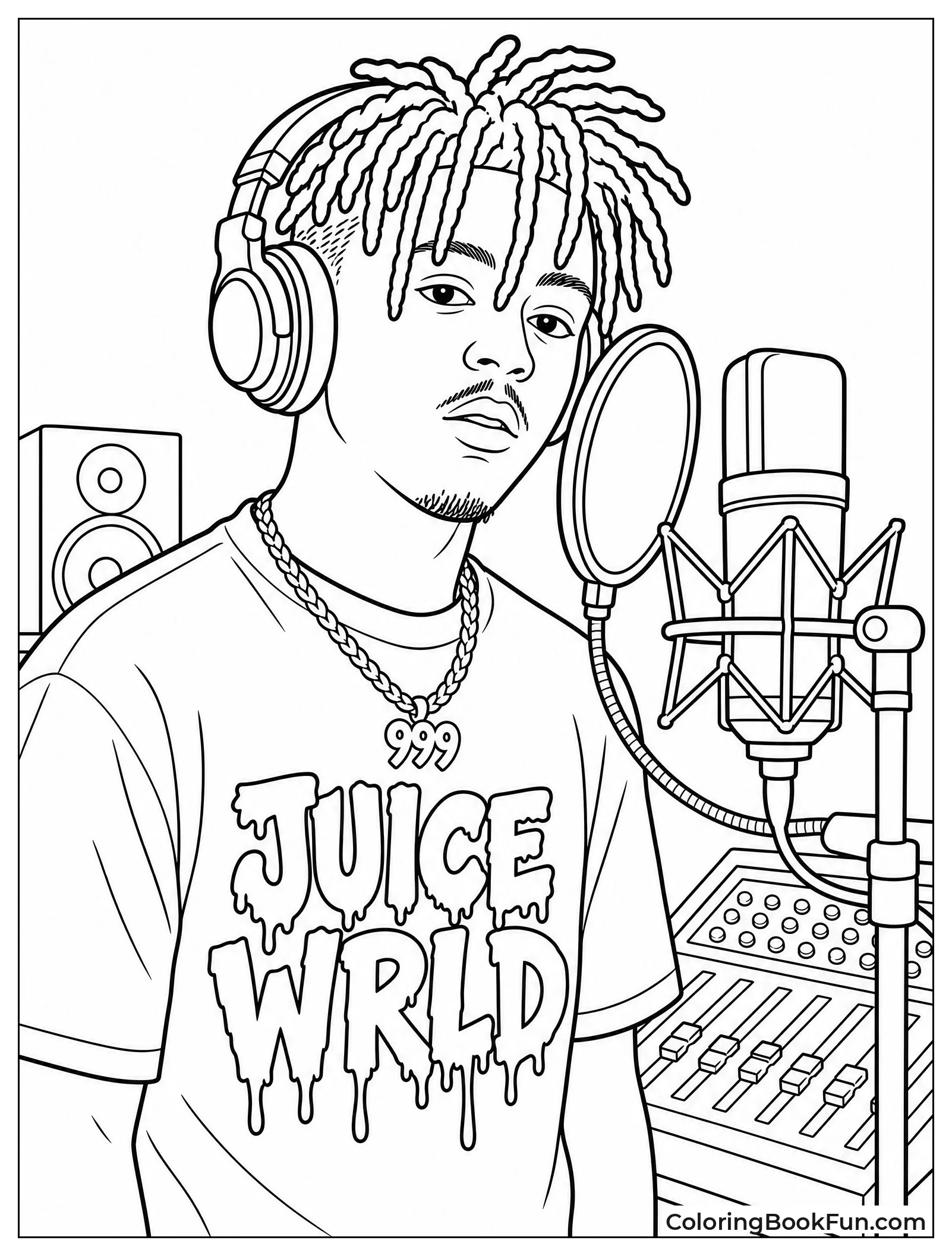 Juice WRLD in Recording Studio