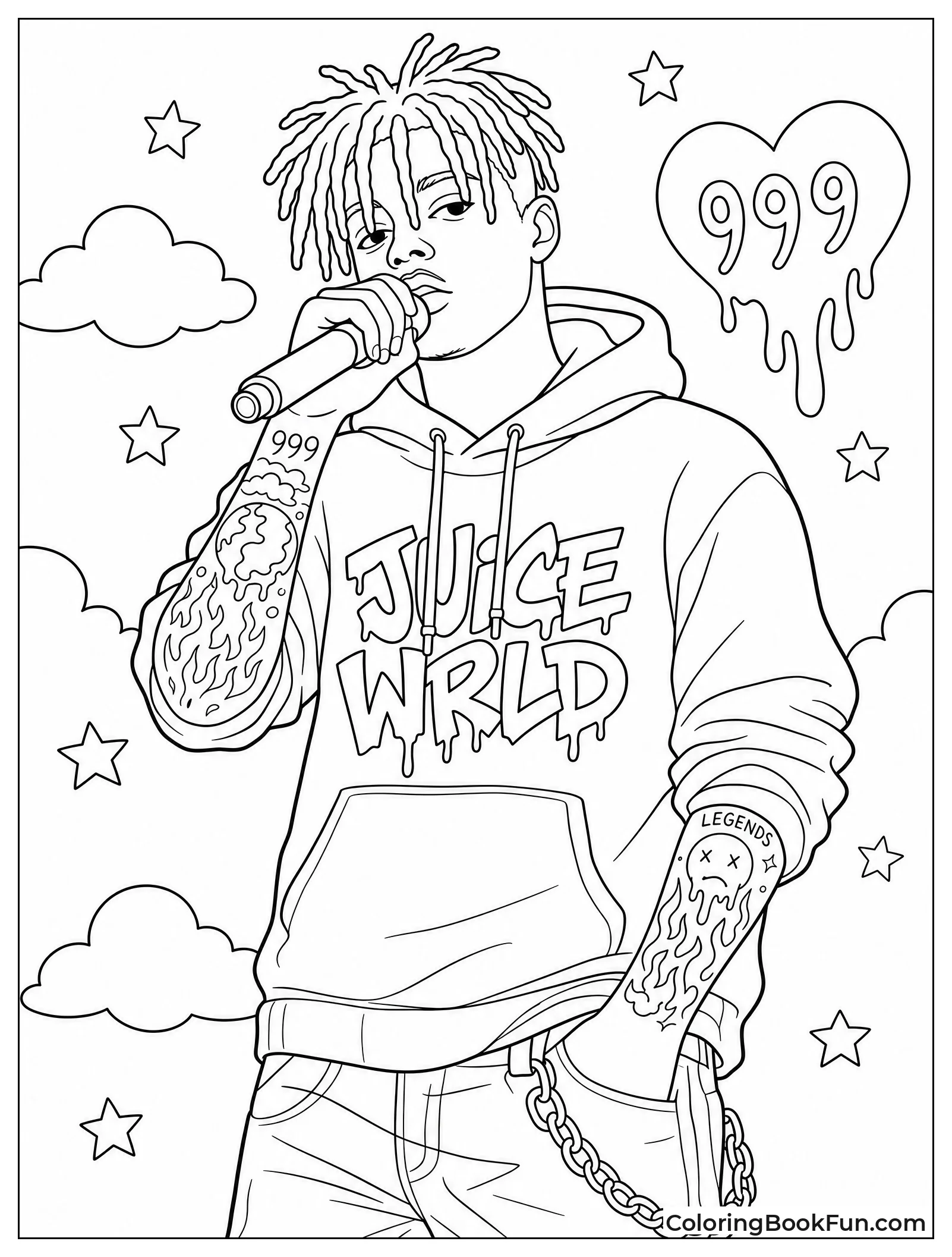 Juice WRLD Holding Microphone