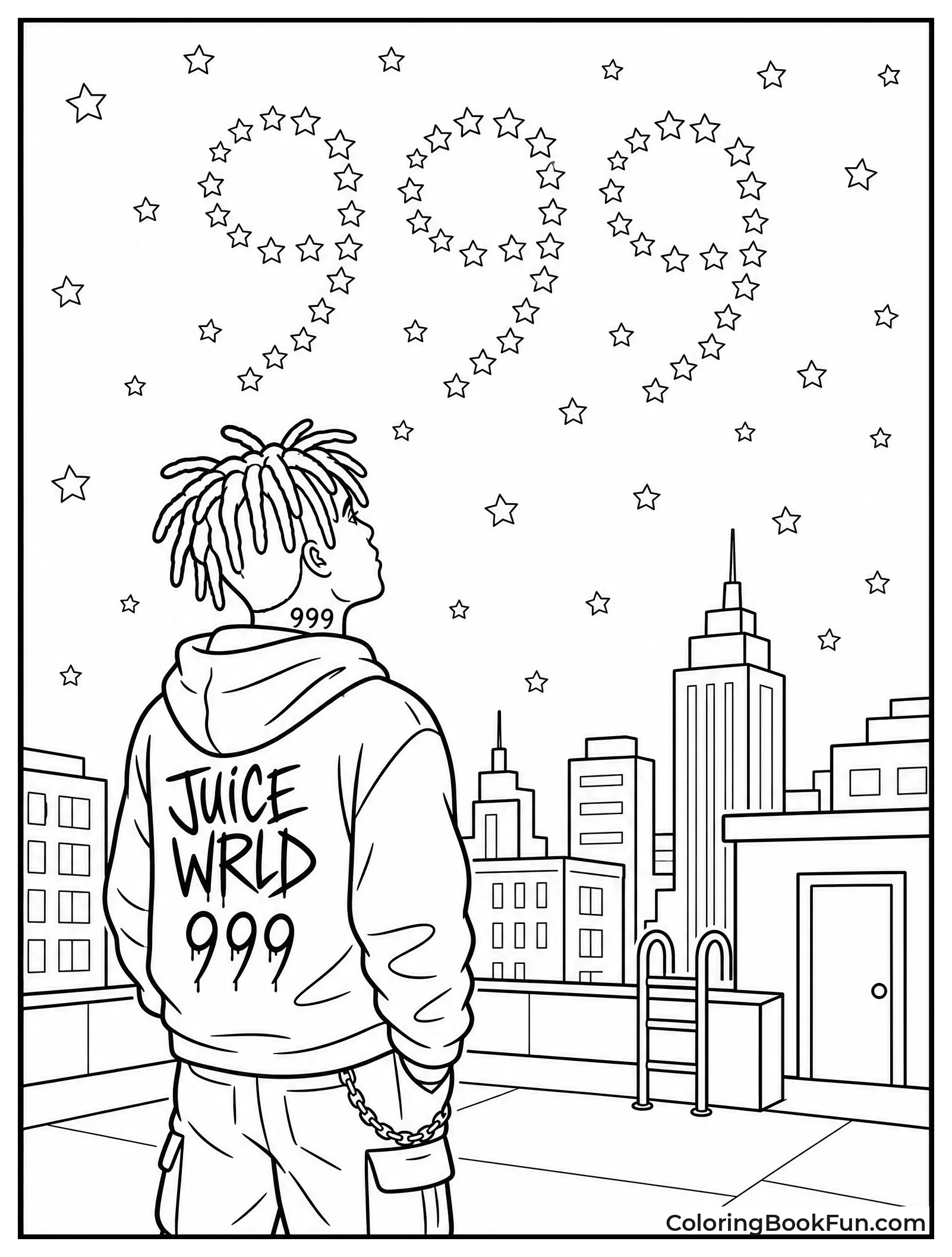 Juice WRLD Under Starry 999 Sky