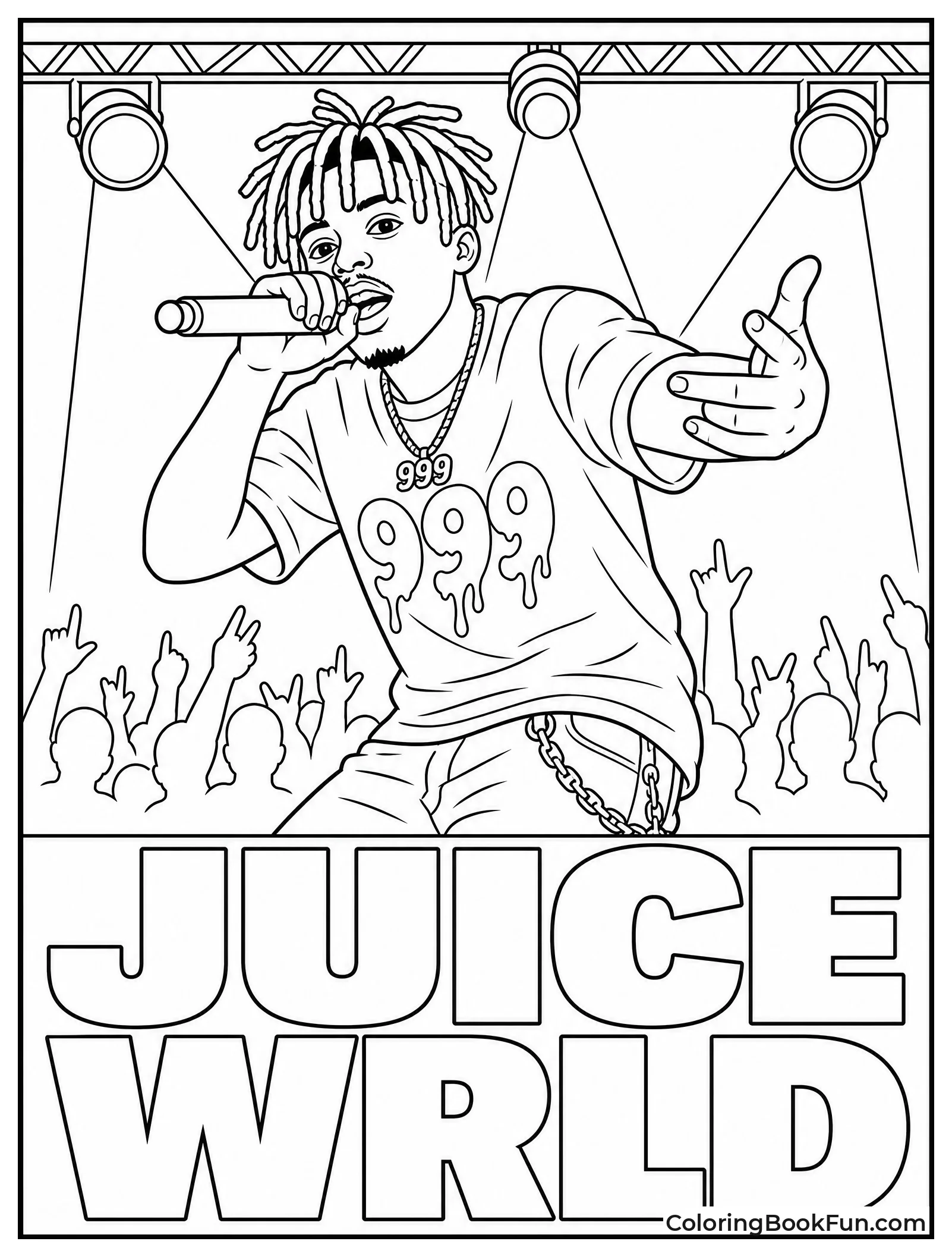 Juice WRLD Rapping on Stage