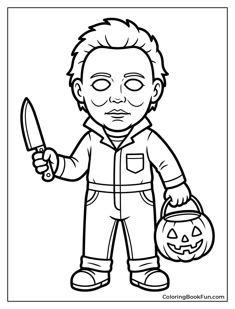 Kid Wears Michael Myers Costume Proudly