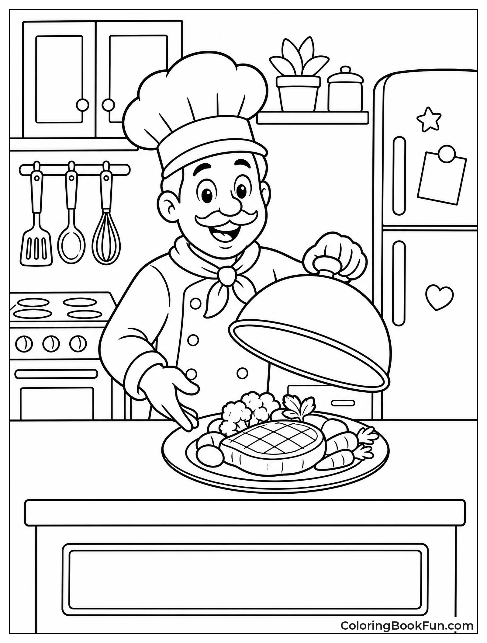 Chef Revealing Special Meal