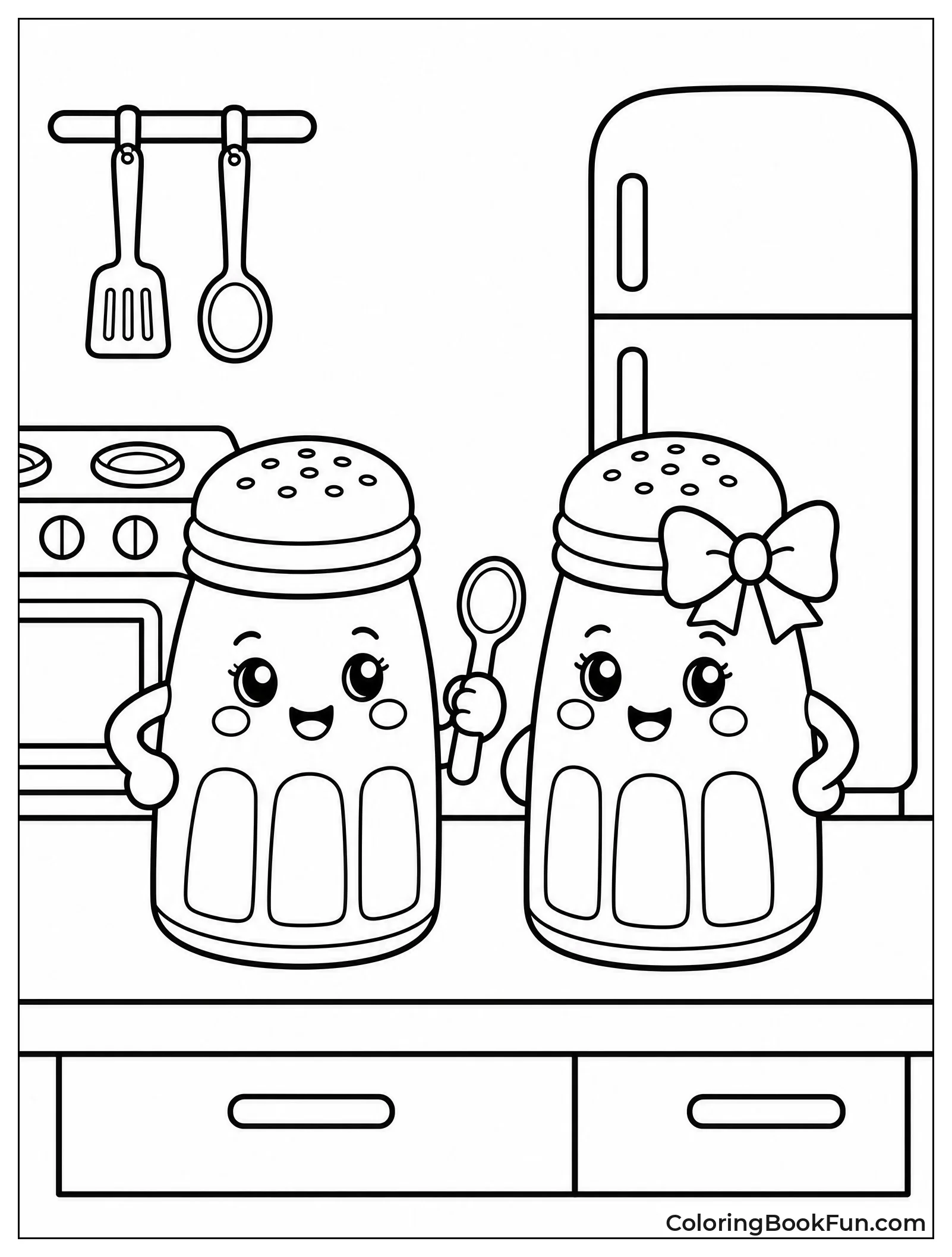 Kawaii Salt and Pepper