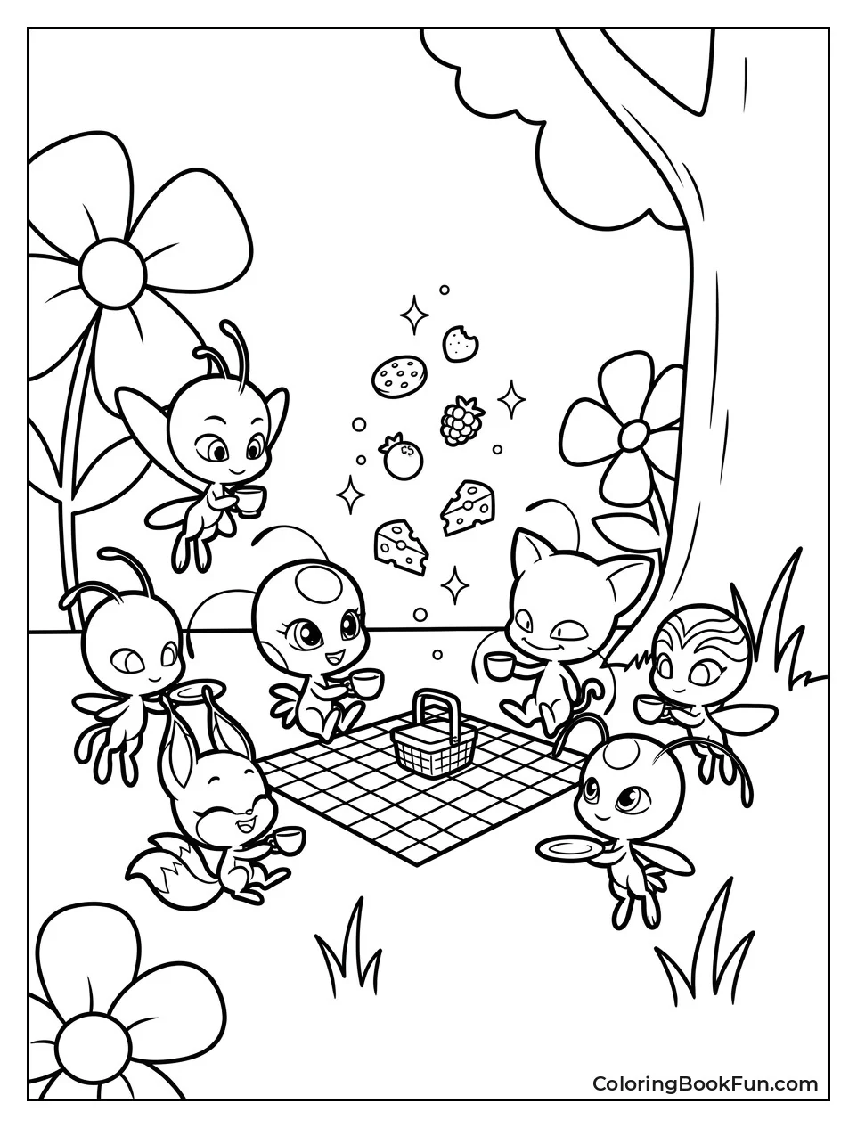 Kwamis Having A Tiny Picnic