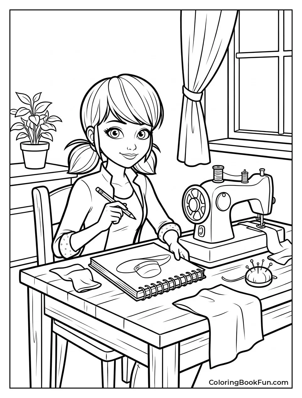 Marinette Sketching A New Hat
