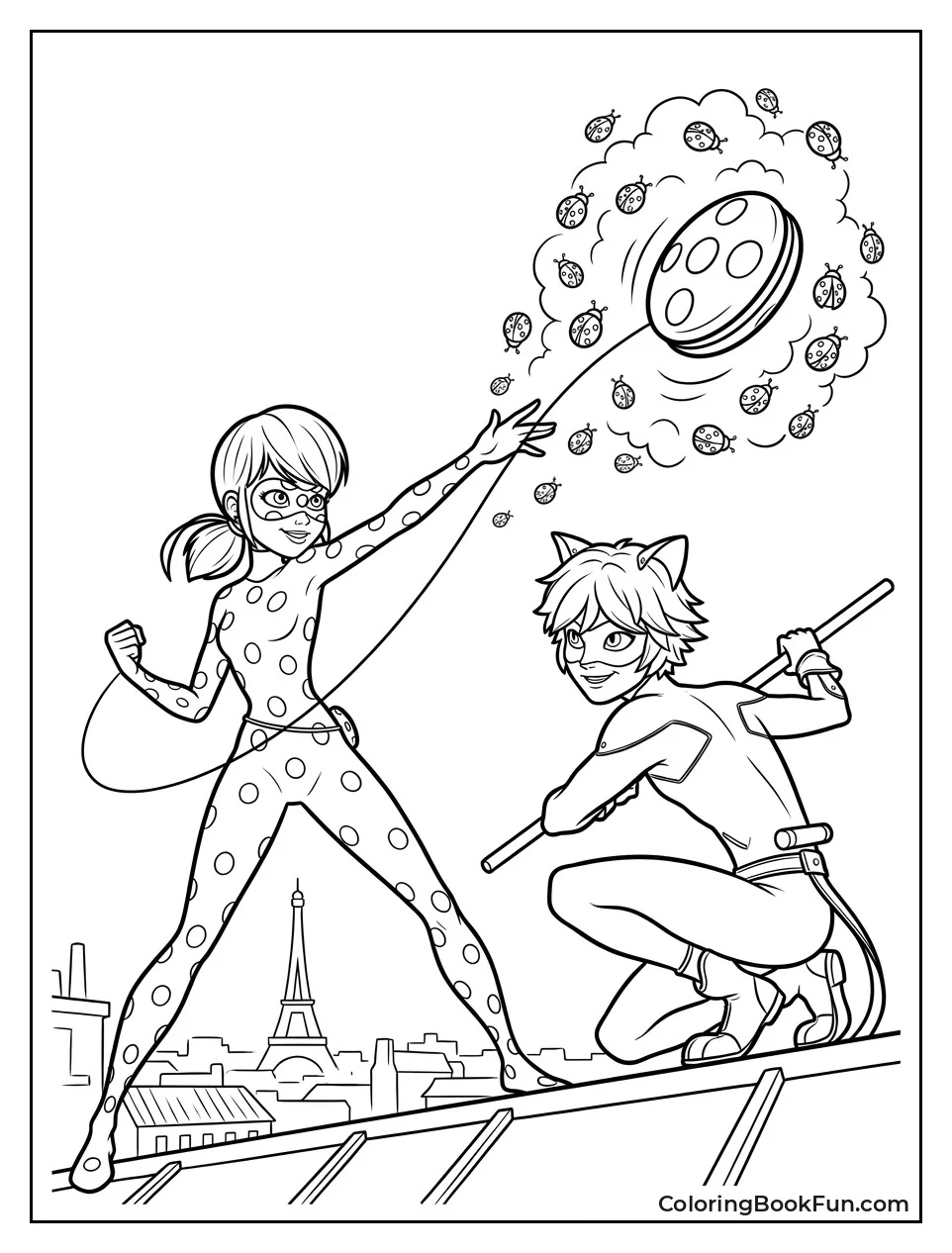 Ladybug Triggering Miraculous Ladybug Swirl