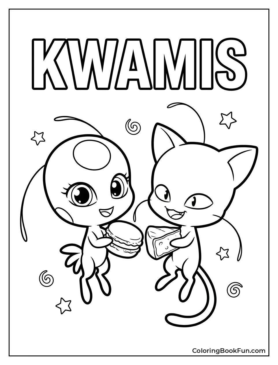 Tikki And Plagg Sharing Treats