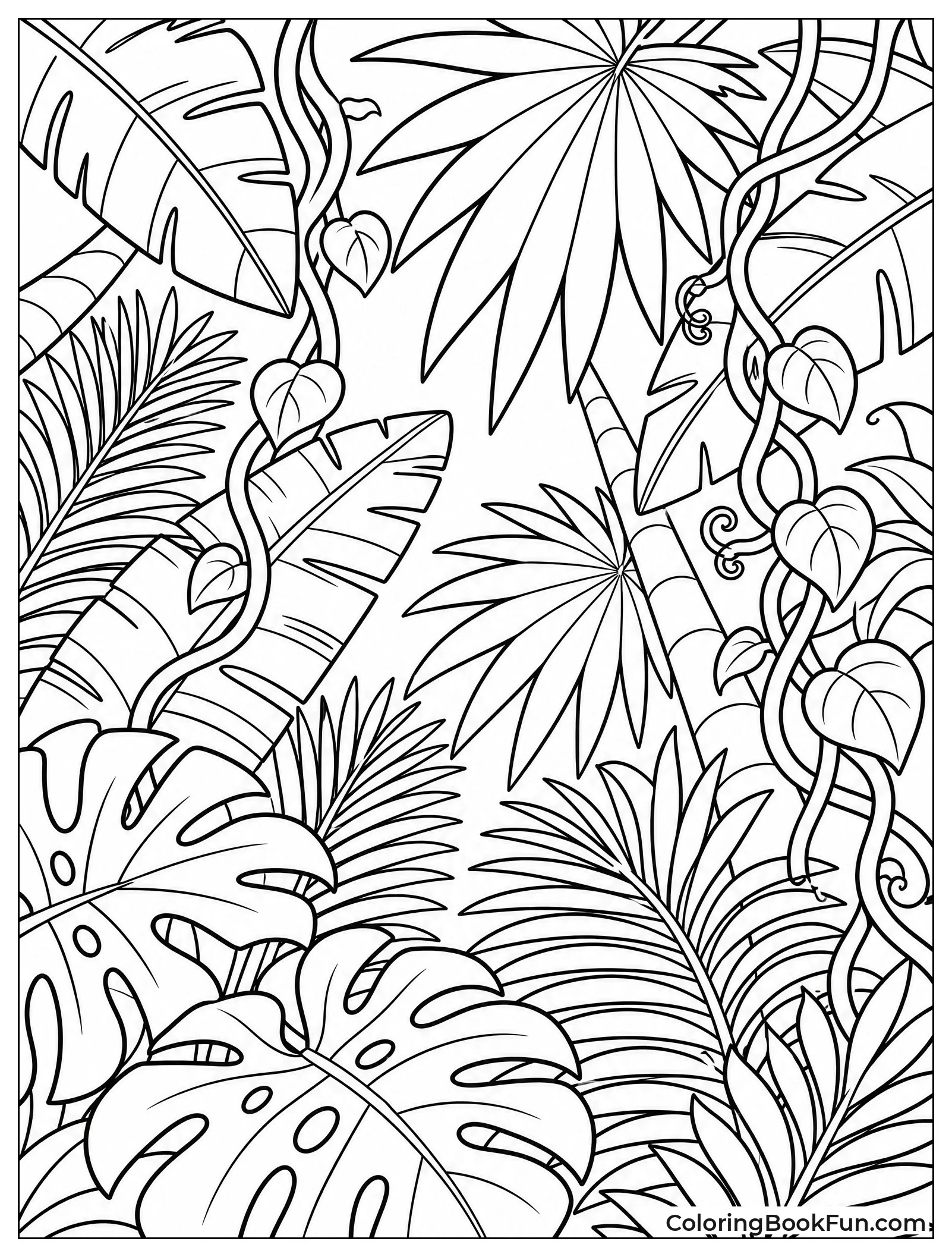 View up into Jungle Canopy
