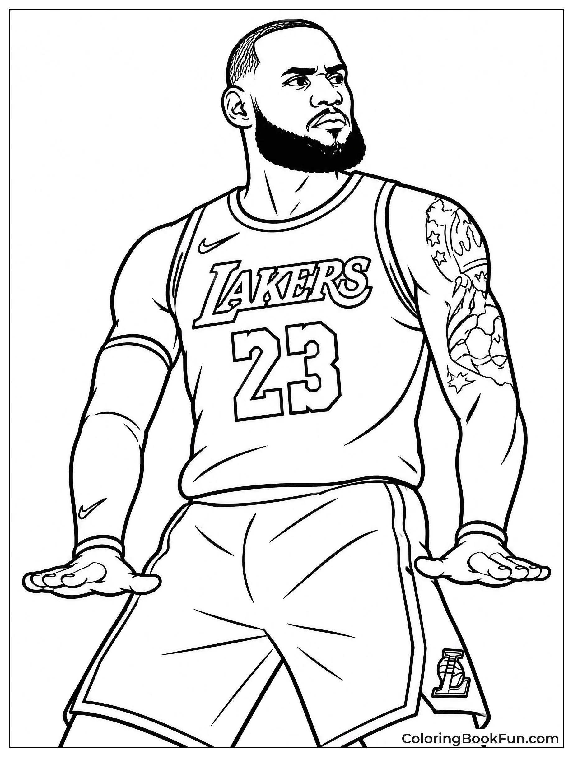 LeBron Doing the Silencer Celebration