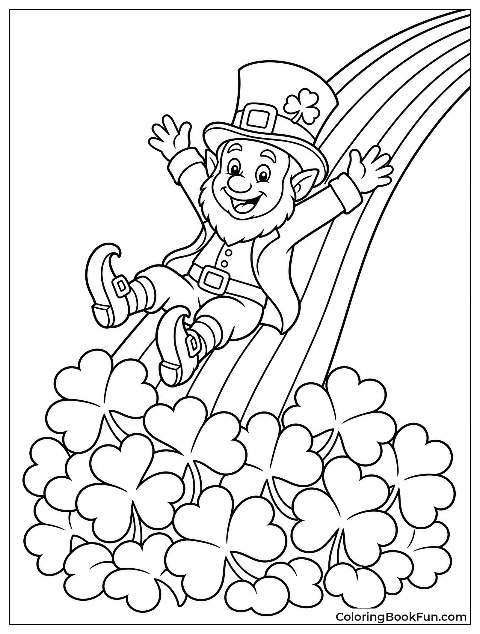 Sliding Down a Bright Rainbow Slide