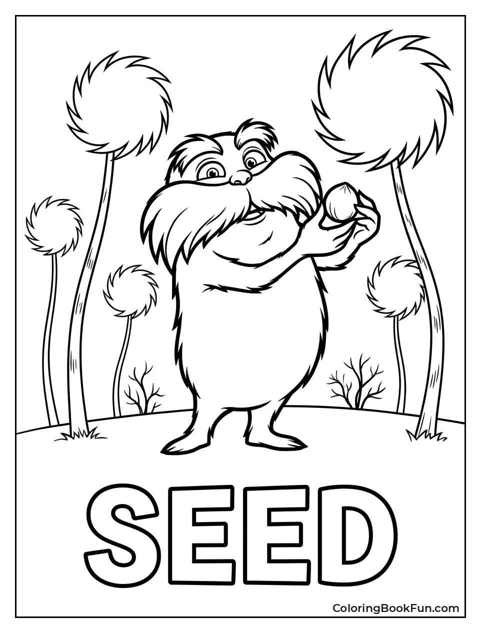 Lorax Holding the Last Seed