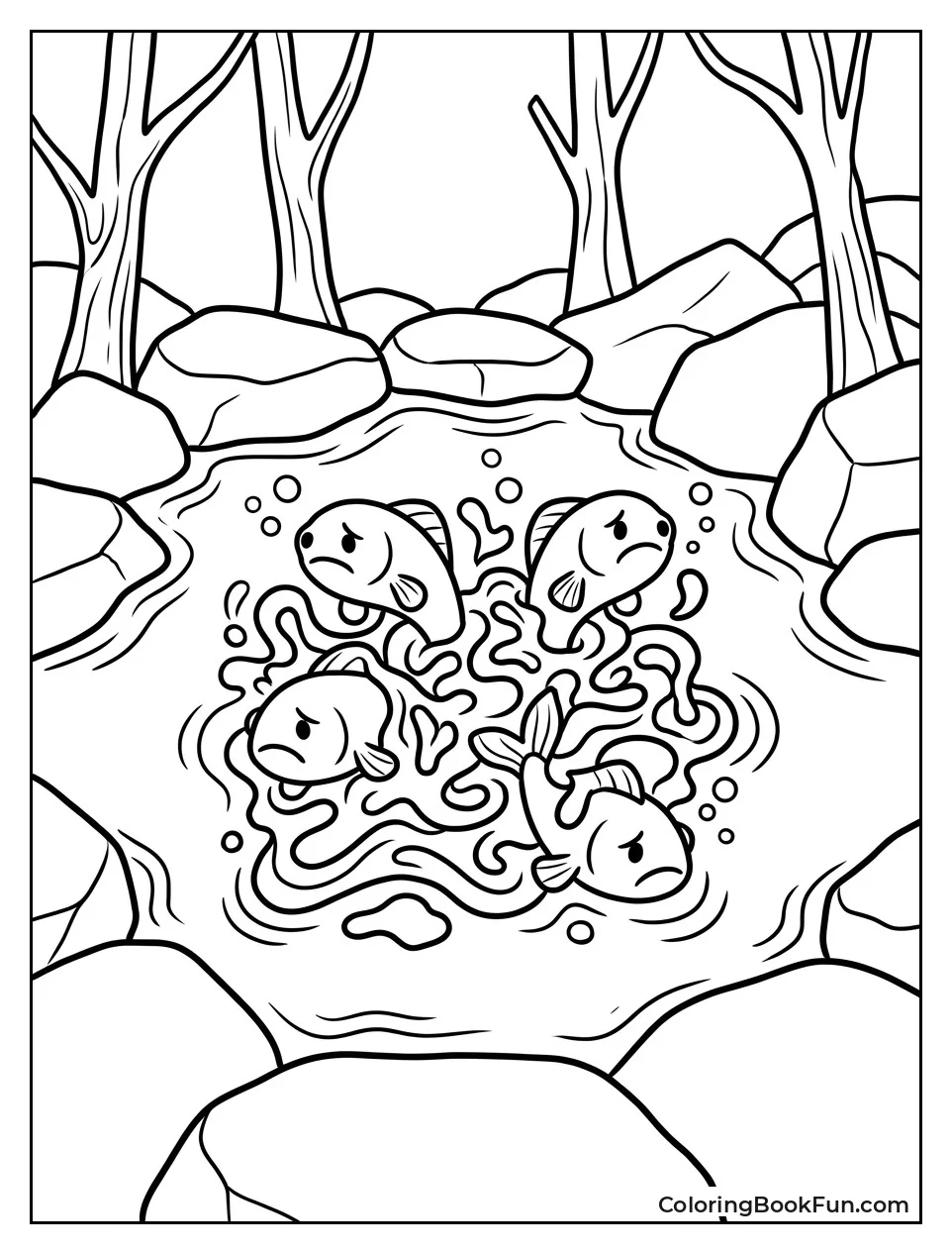 Fish in Polluted Water