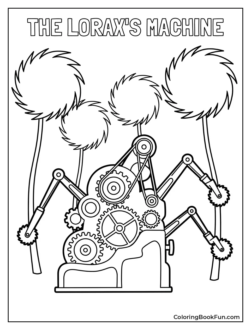 Big Tree Cutting Machine