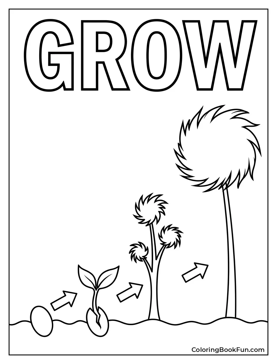 Truffula Tree Growing Stages