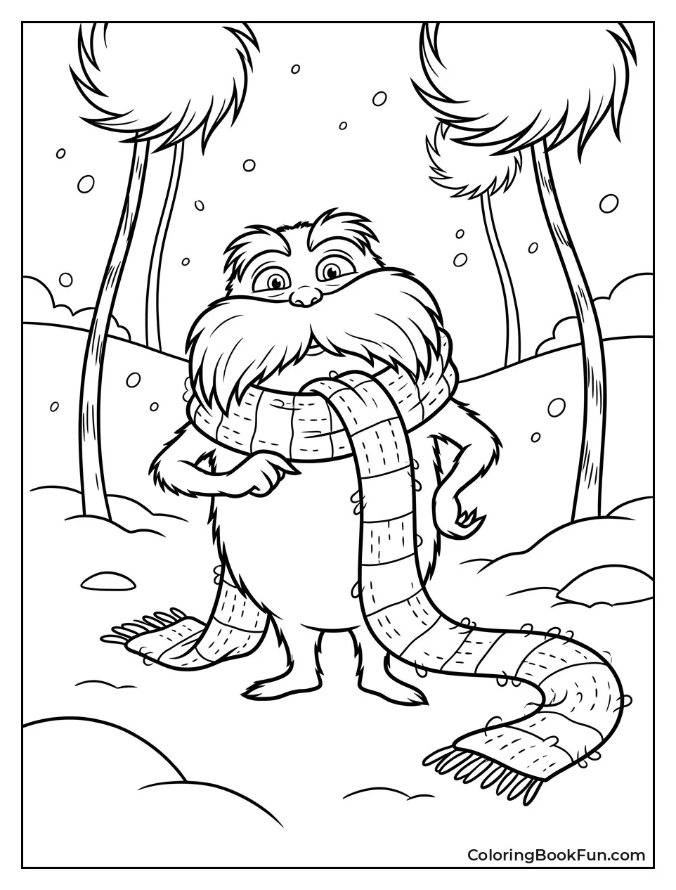 Lorax Wearing Long Scarf