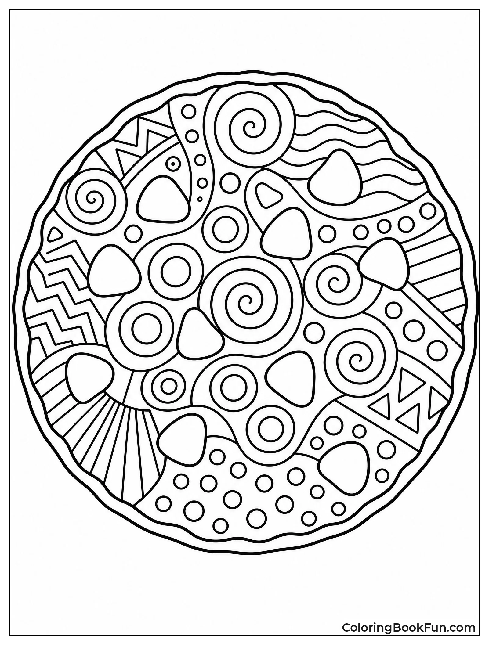 Mandala Cookie Full of Patterns