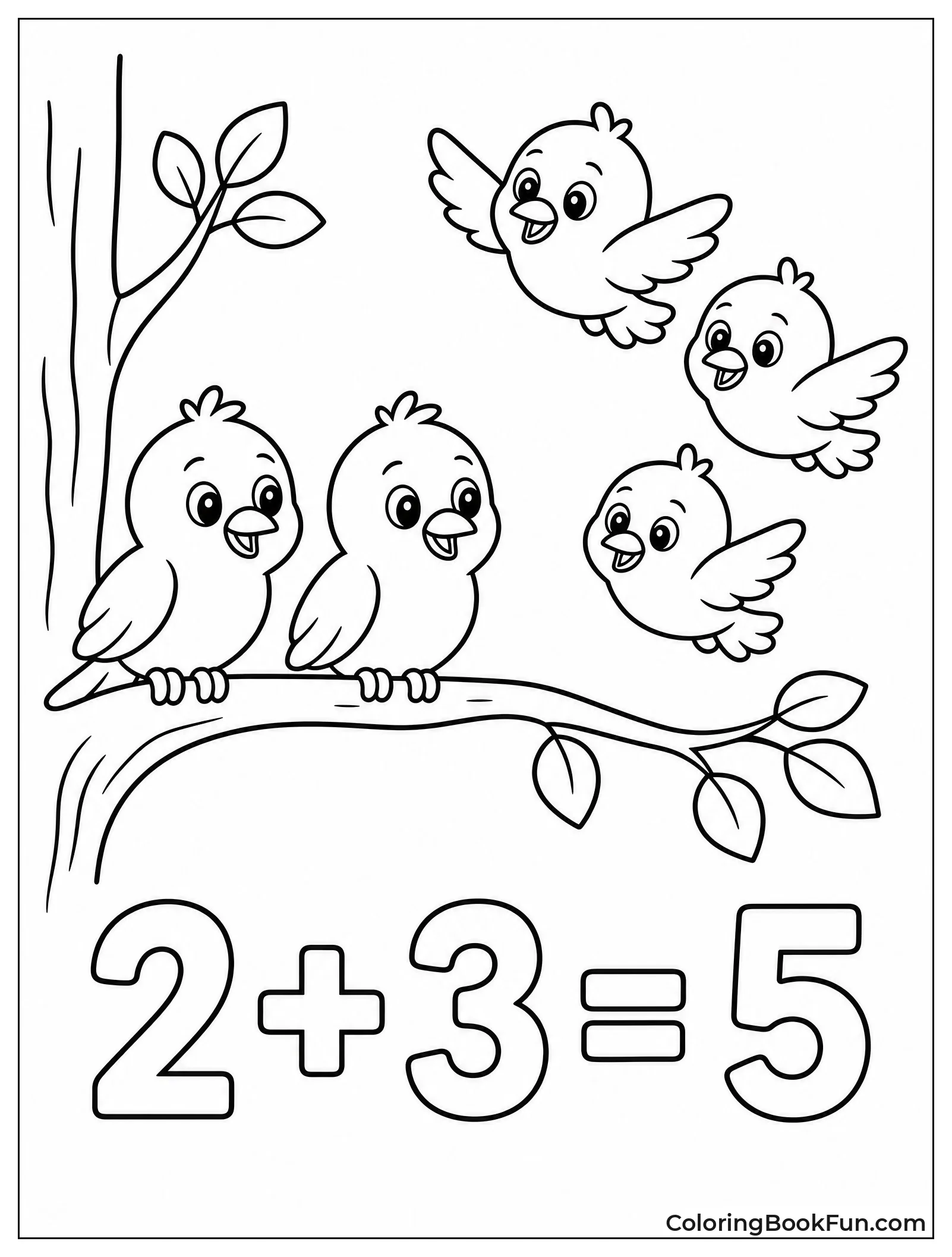 Birds Adding on Branch